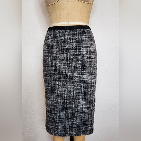 Marc Jacobs Collection Tweed Alpaca Wool Pencil Skirt - Picture 2 of 7